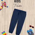 Basic Navy Blue Trouser for Kids