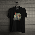 Cat Biker T-Shirt (CatDriver-01HS)