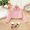 Pink Cross Button Jacket for Kids