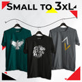 Pack of 3 Premium T-Shirts (EAGLE-LION-VINV)