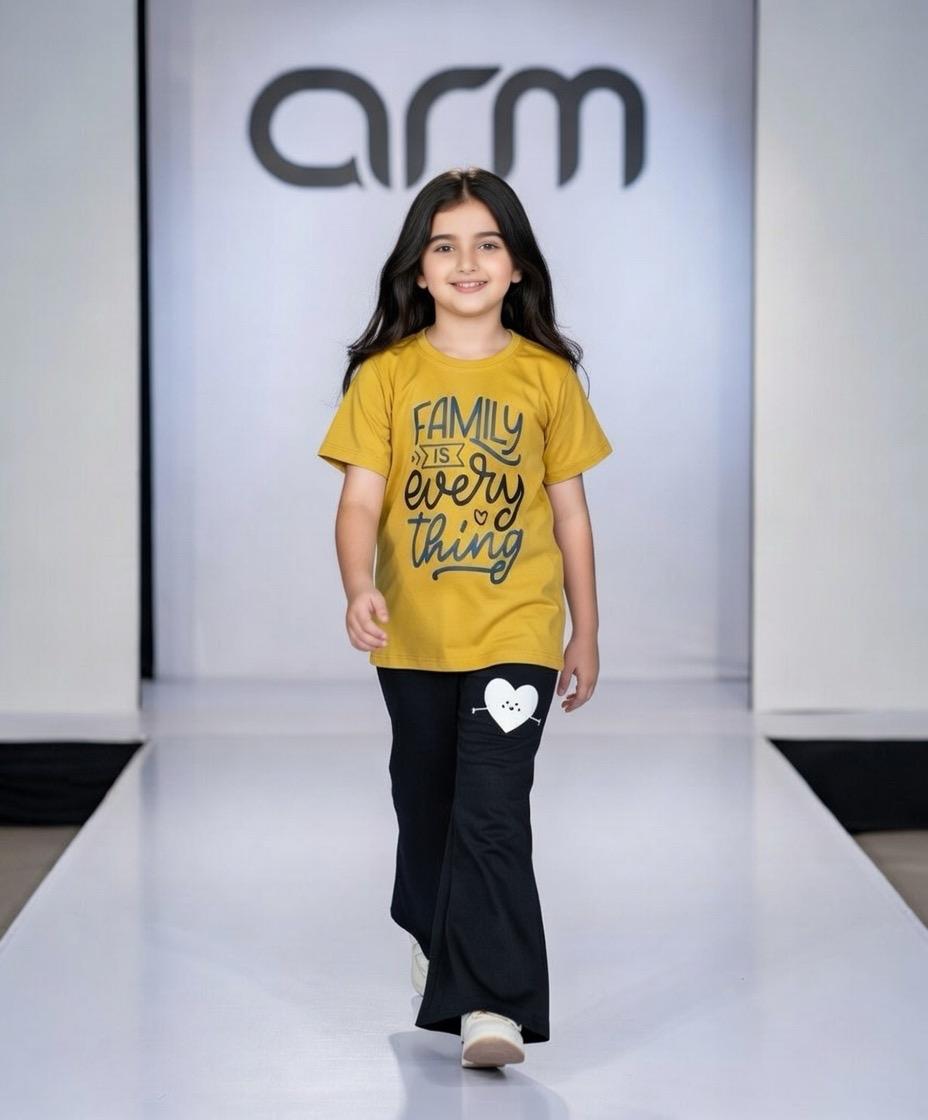 Family Is Every Thing Tee & Trouser for Kids