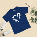 Heart Footprint T-Shirt For Kids (HeartFootPrint)