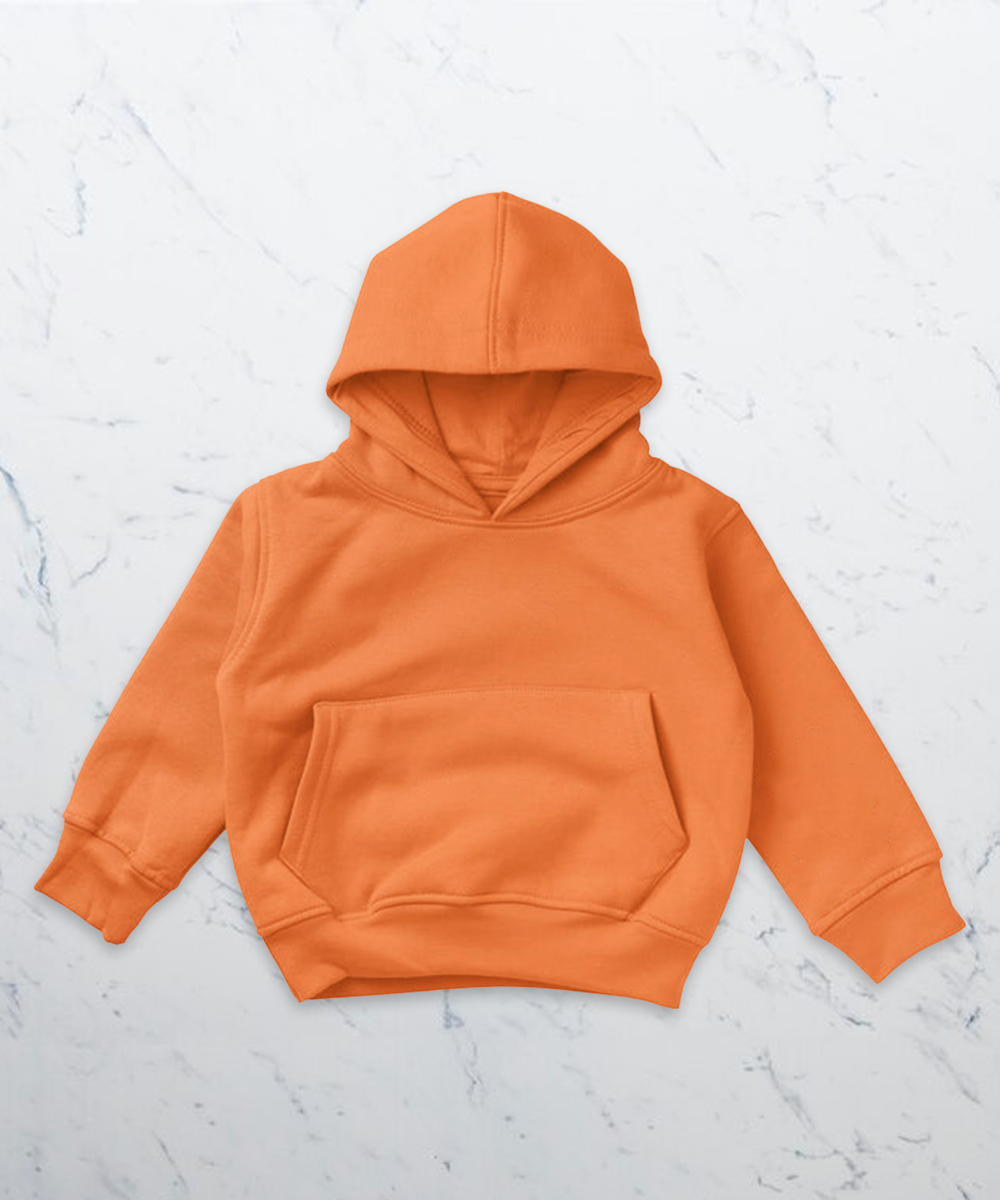 Basic Orange Hoodie for Kids 2 3 Y Orange