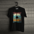 Men Playing Card Print T-Shirt