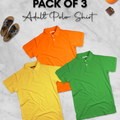 Pack of 3 Unisex Polo Shirt