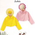 Pack of 2 Cross Button Jacket for Kids