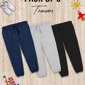 Pack of 3 Basic Trouser for Kids
