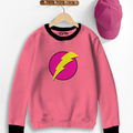 Flash Girl Contrast Sweat Shirt for Kids