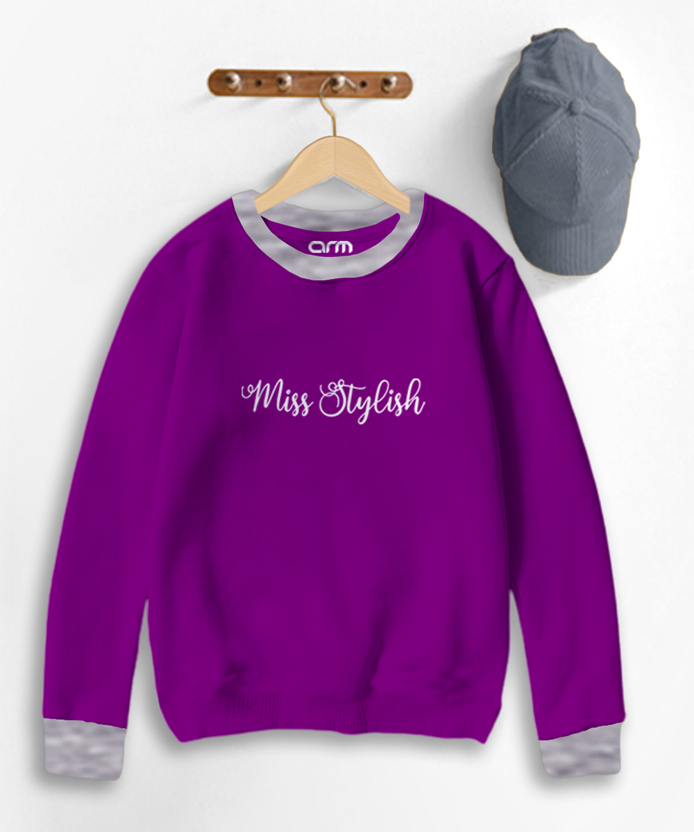 Pack of 2 Contrast Rib Sweat Shirts (CATHAIR-MISSSTYLISH)