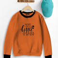 Moms Little Man Contrast Sweat Shirt for Kids