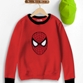 Spiderman Contrast Sweat Shirt for Kids