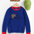 Tiny Tornado Contrast Sweat Shirt for Kids