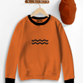 Wall Contrast Sweat Shirt for Kids