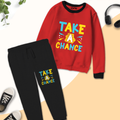 Take A Chance Contrast Tracksuit for Kids