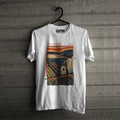 The Scream Cat Printed T-Shirt