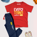 Everything Will Be Ok Tee & Trouser for Kids