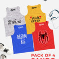 Pack of 4 Sando For Kids - (AMZ-HUG-DRMBG-SPID)
