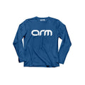 Branded Full Sleeves T-Shirt For Kids - Rusty Blue