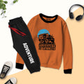 Adventure Is Calling Contrast Tracksuit for Kids