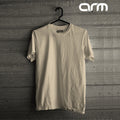 Unisex Beige Basic T-Shirt (BeigeBasic-01HS)