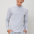 Basic Heather Gray Full Sleeves T-Shirt