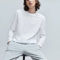 Basic White Full Sleeves T-Shirt