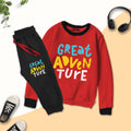 Great Adventure Contrast Tracksuit for Kids
