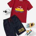 Ship Printed T-Shirt & Short Set