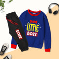 Little Boss Contrast Tracksuit for Kids