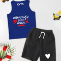 Mommy Little Man Sando & Short Set
