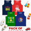 Pack of 4 Sando For Kids - (DREAM-ENJSUMM-CHANCE-BREATHE)