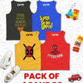 Pack of 4 Sando For Kids - (EASY-SUPER-POOL-SUPERMAN)