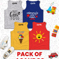 Pack of 4 Sando For Kids - (MOMS-MOMMY-SUN-MELT)
