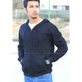Basic Black Zipper Hoodie