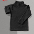 Black Basic High Neck for Kids