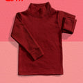 Maroon Basic High Neck for Kids