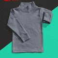 Steel Gray Basic High Neck for Kids