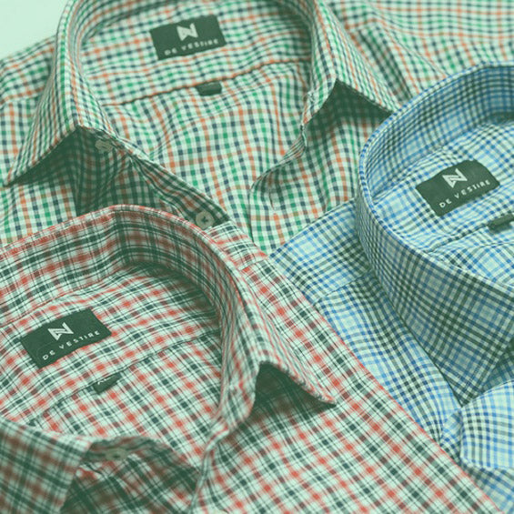 Adult Formal Check Shirts
