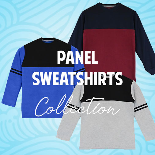 Kids Panel Sweatshirts