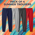 Pack of 4 Basic Trouser for Kids (Summer)