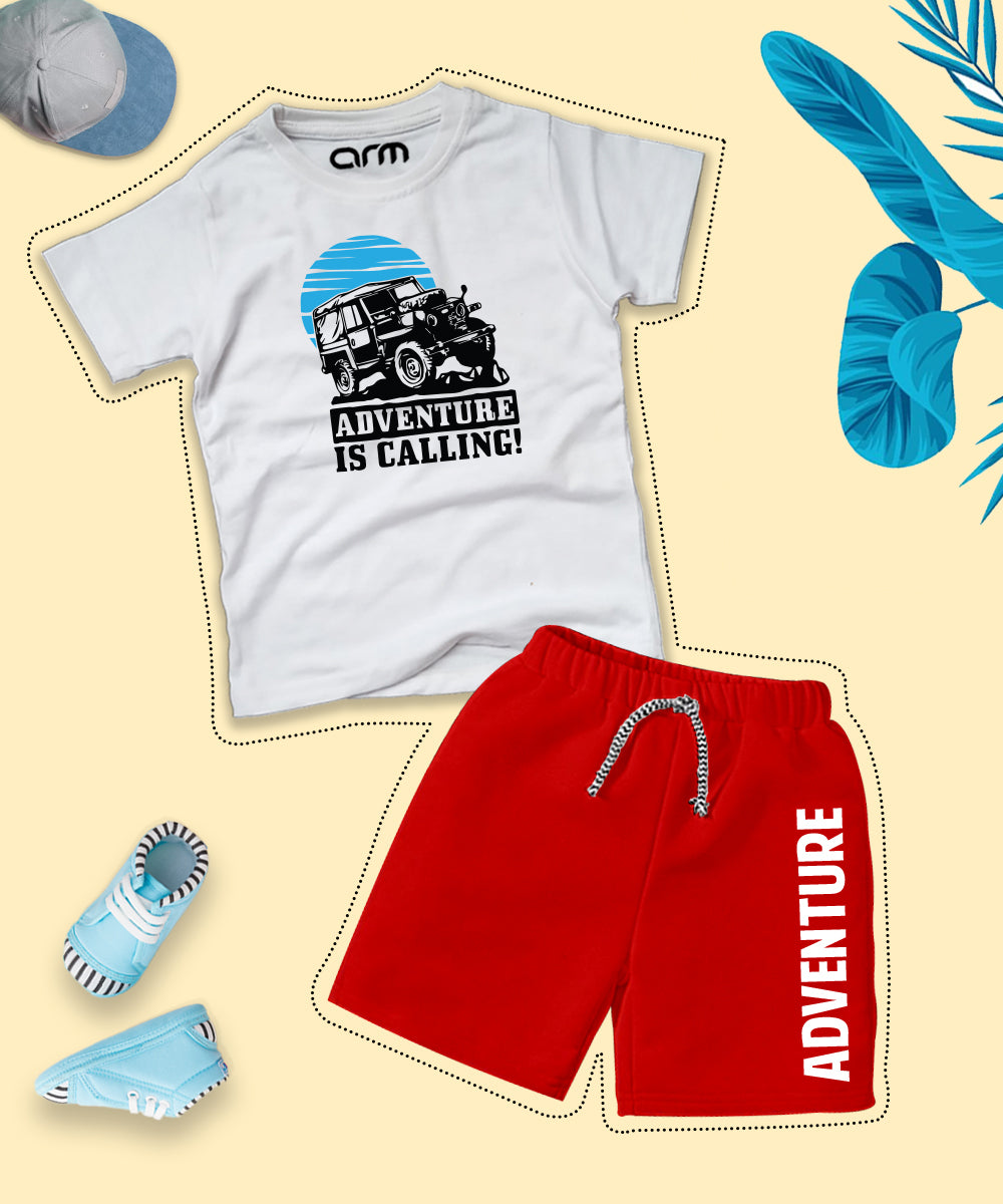 Adventure is Calling T-Shirt & Short Set