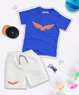 Eagle Graphic Printed T-Shirt & Black Short Set