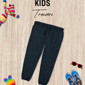 Basic Charcoal Trouser for Kids