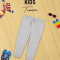 Basic Heather Gray Trouser for Kids