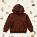 Basic Brown Hoodie for Kids