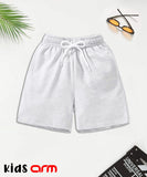 Basic White Short For Kids