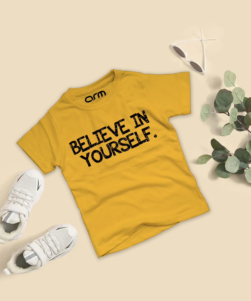 Believe In Yourself T-Shirt For Kids