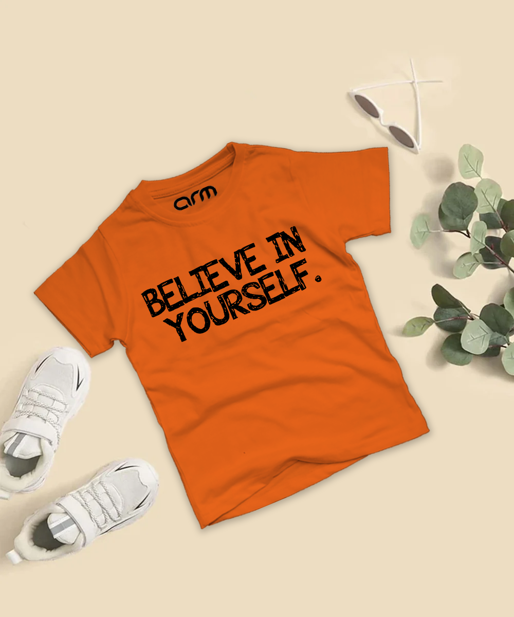 Believe In Yourself T-Shirt For Kids