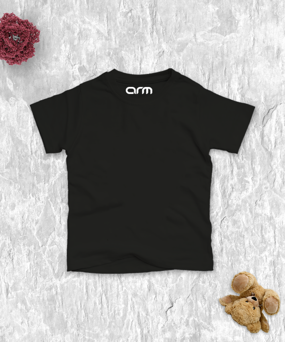 Basic Black T-Shirt For Kids