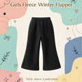 Basic Black Winter Flapper Trouser for Girls